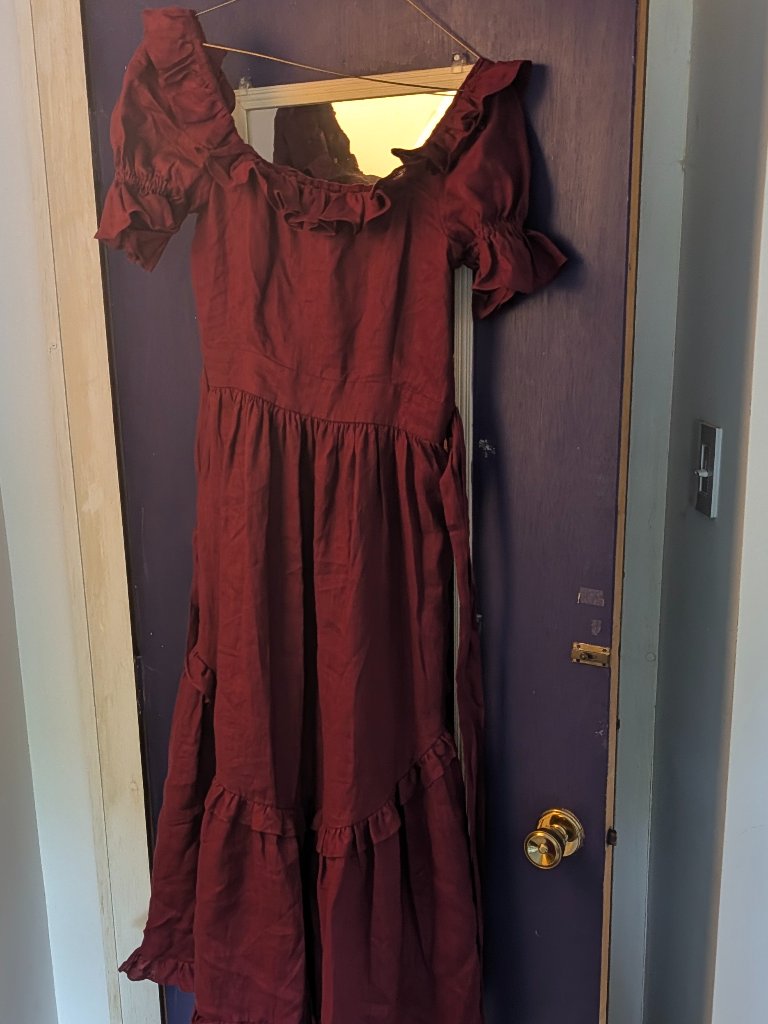 Of Her Own Kind Adeline Dress Burgundy S Never Worn — image 6 of 8